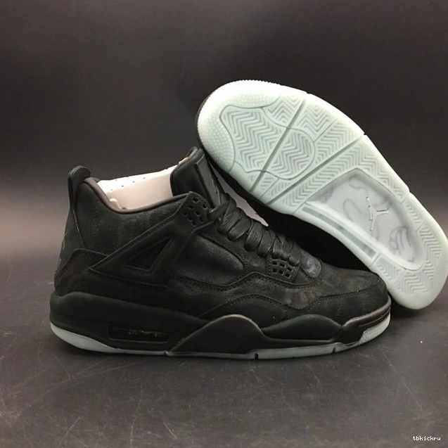 Rep TBkick Jordan Retro 4 Seasonal Black 3873 Kaws 930155- 1029